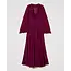 Capri' long dress in georgette with ruffles