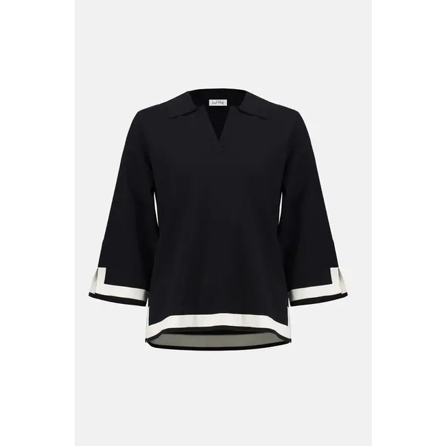 Crepe Color Block Top