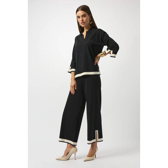 Crepe Color Block Pant