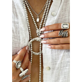 SeeSaw Private Label Sterling Plated Brass Necklace