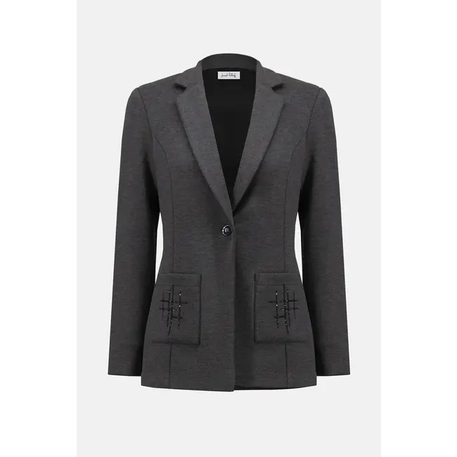 Scuba Fitted Jersey Blazer