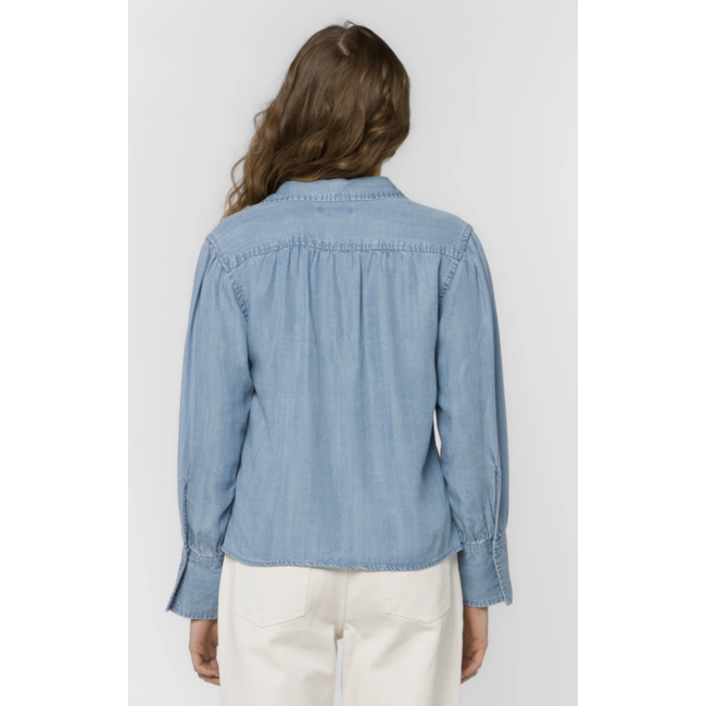 Long Sleeve V Neck Top