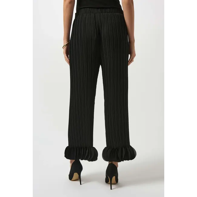 Georgette Wide Leg Pleated Pants