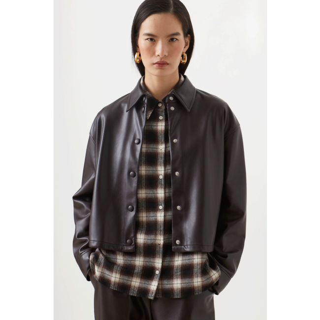 Faux Leather Jacket