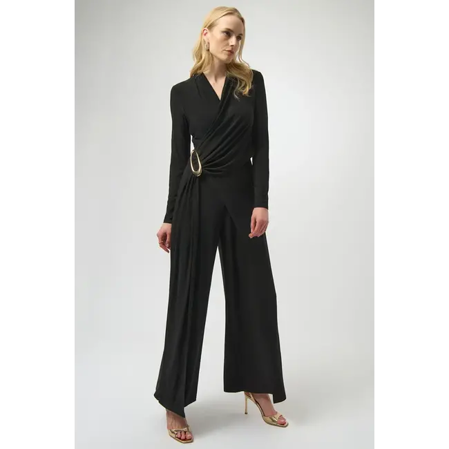 Silky Knit Wide-Leg Jumpsuit