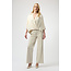 Woven Twill Boxy Wrap Top