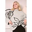 Sweater Knit Floral Print Pullover