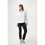 Stretch Poplin Button-Front Blouse