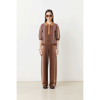 SUNCOO Aztec Pattern Pant
