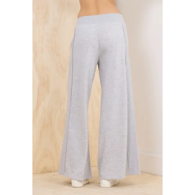 Jersey Seamed Flare Pant