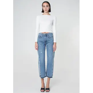 NoEnd Remastered Upcycling Crop Straight Jean