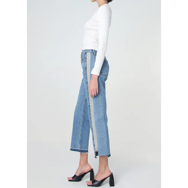 Remastered Upcycling Crop Straight Jean