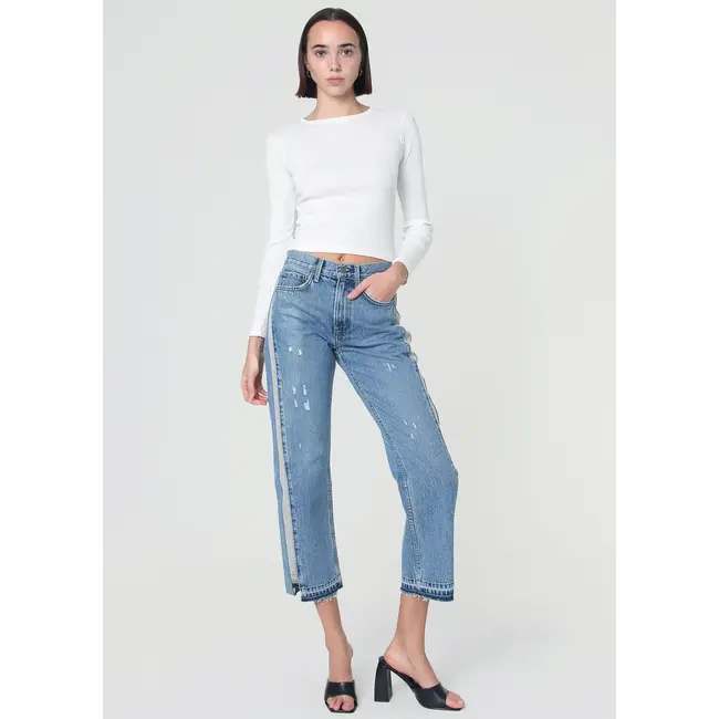 Remastered Upcycling Crop Straight Jean