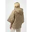 Woven Diamond Quilt Hooded Jacket
