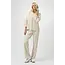Pleated Scuba Crepe Wide-Leg Pants
