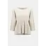 Pleated Scuba Crepe Boxy Top