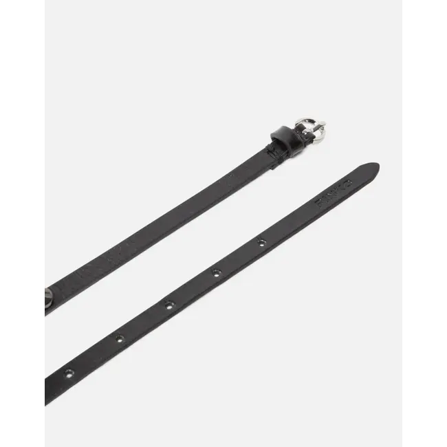 1cm Slim Belt with Shiny Plaques