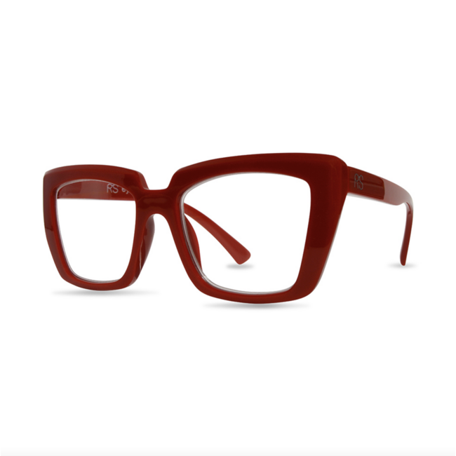 Red Frame Square Reader