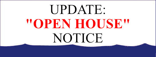 UPDATE: Open House Sales Event Notice