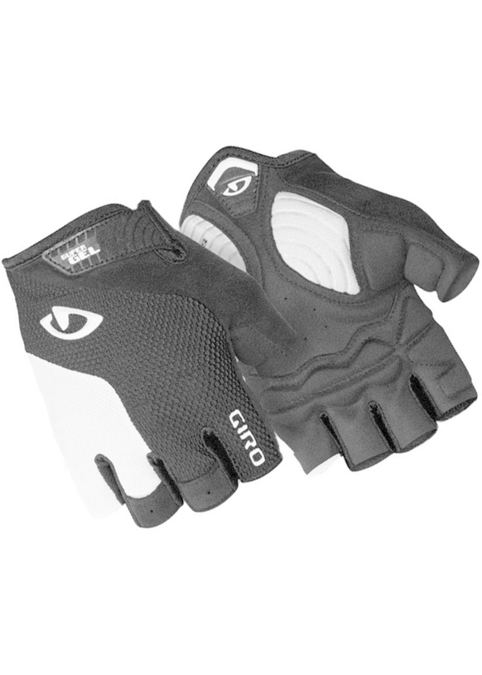 GIRO Gloves Giro Stradedure SuperGel White/Black