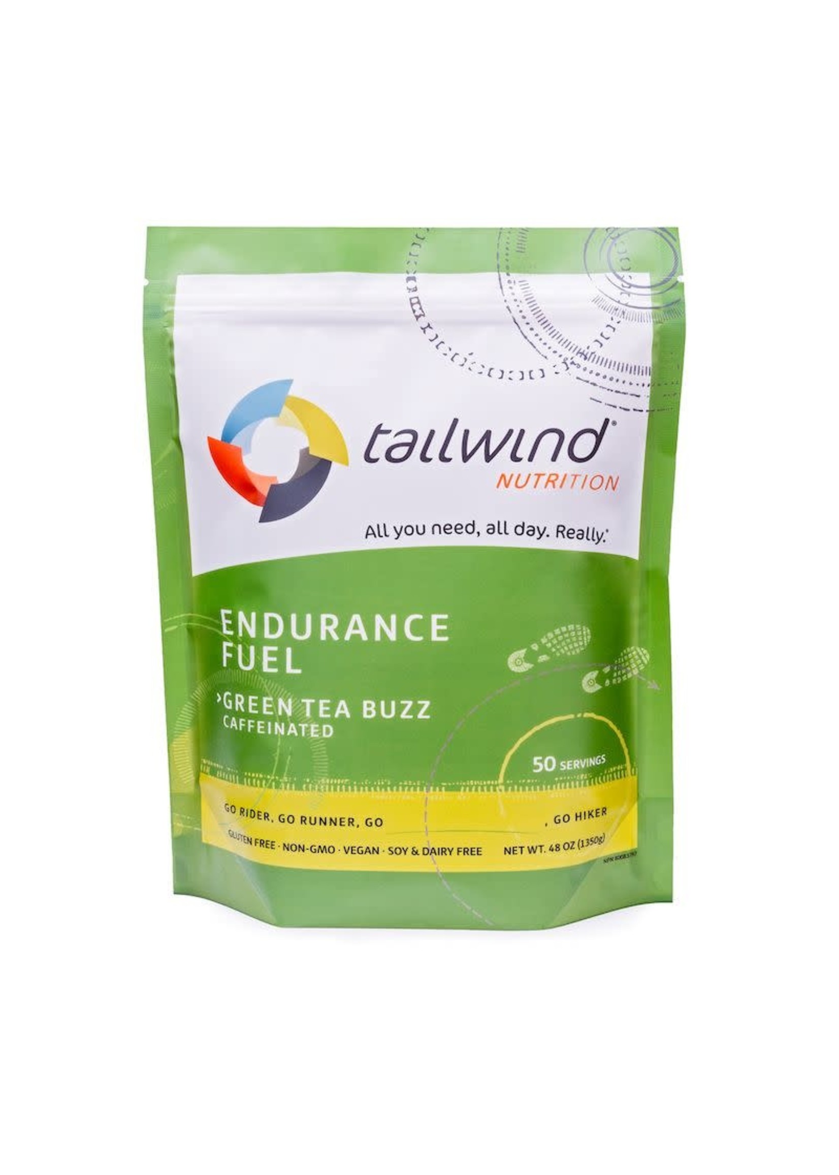 Tailwind Nutrition Endurance Fuel Tailwind Caffinated Green Tea (50 servings)
