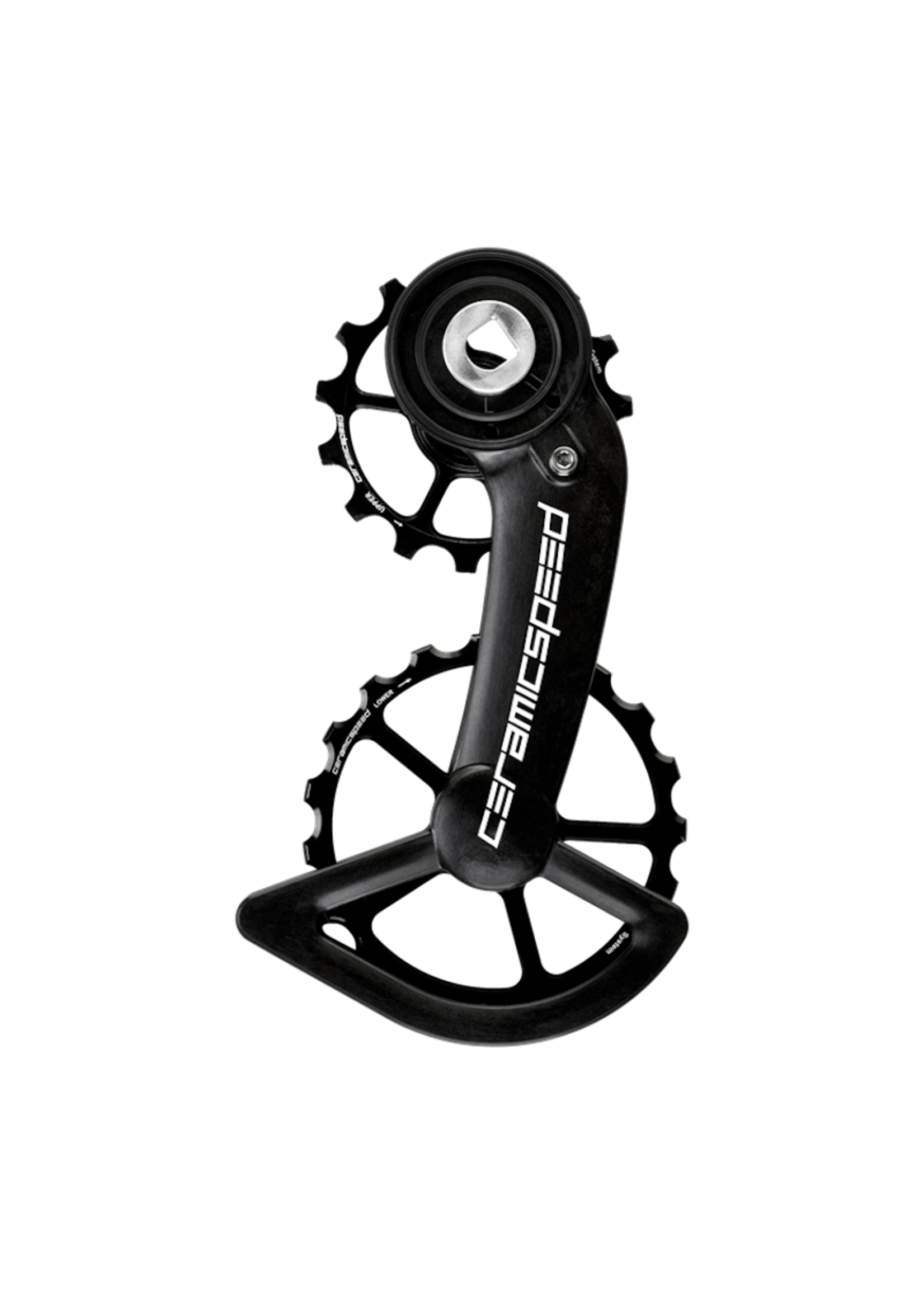 CeramicSpeed OPWS CeramicSpeed for SRAM Red/Force AXS Coated Alloy Pulley Carbon Cage Black