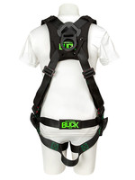 Buckingham Mfg BUCKOHM TRUEFIT HARNESS WITH DIELECTRIC D-RING - U68L7NQ2 BLACK