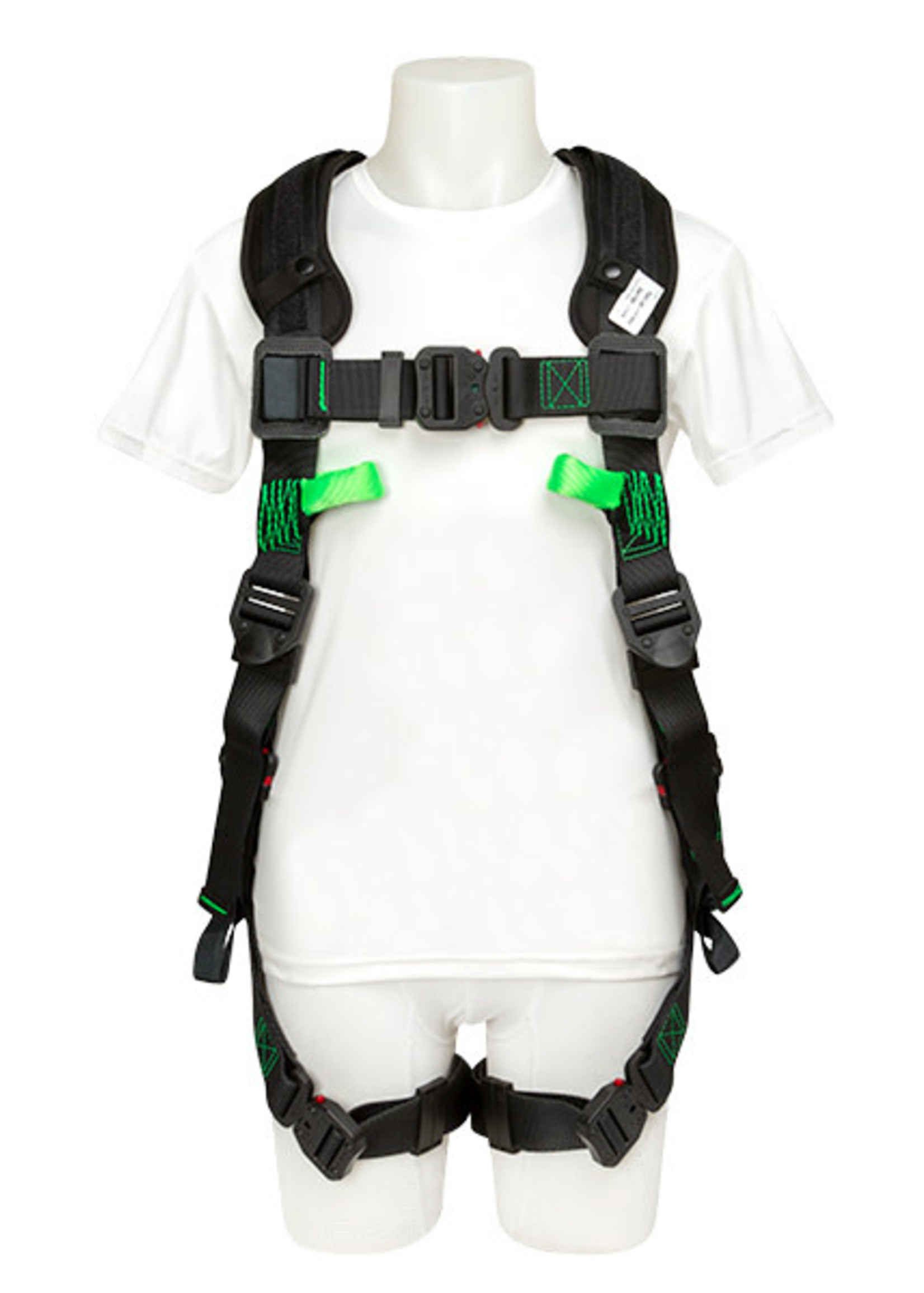 Buckingham Mfg BUCKOHM TRUEFIT HARNESS WITH DIELECTRIC D-RING - U68L7NQ2 BLACK