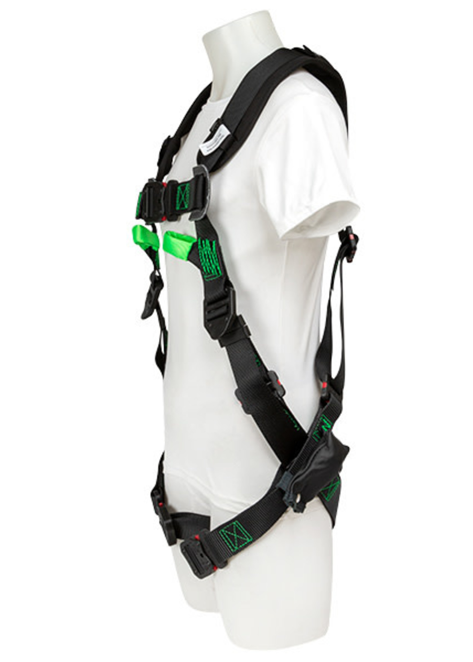 Buckingham Mfg BUCKOHM TRUEFIT HARNESS WITH DIELECTRIC D-RING - U68L7NQ2 BLACK