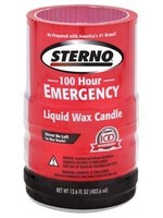 STERNO 100hr Liquid Wax Candle sterno