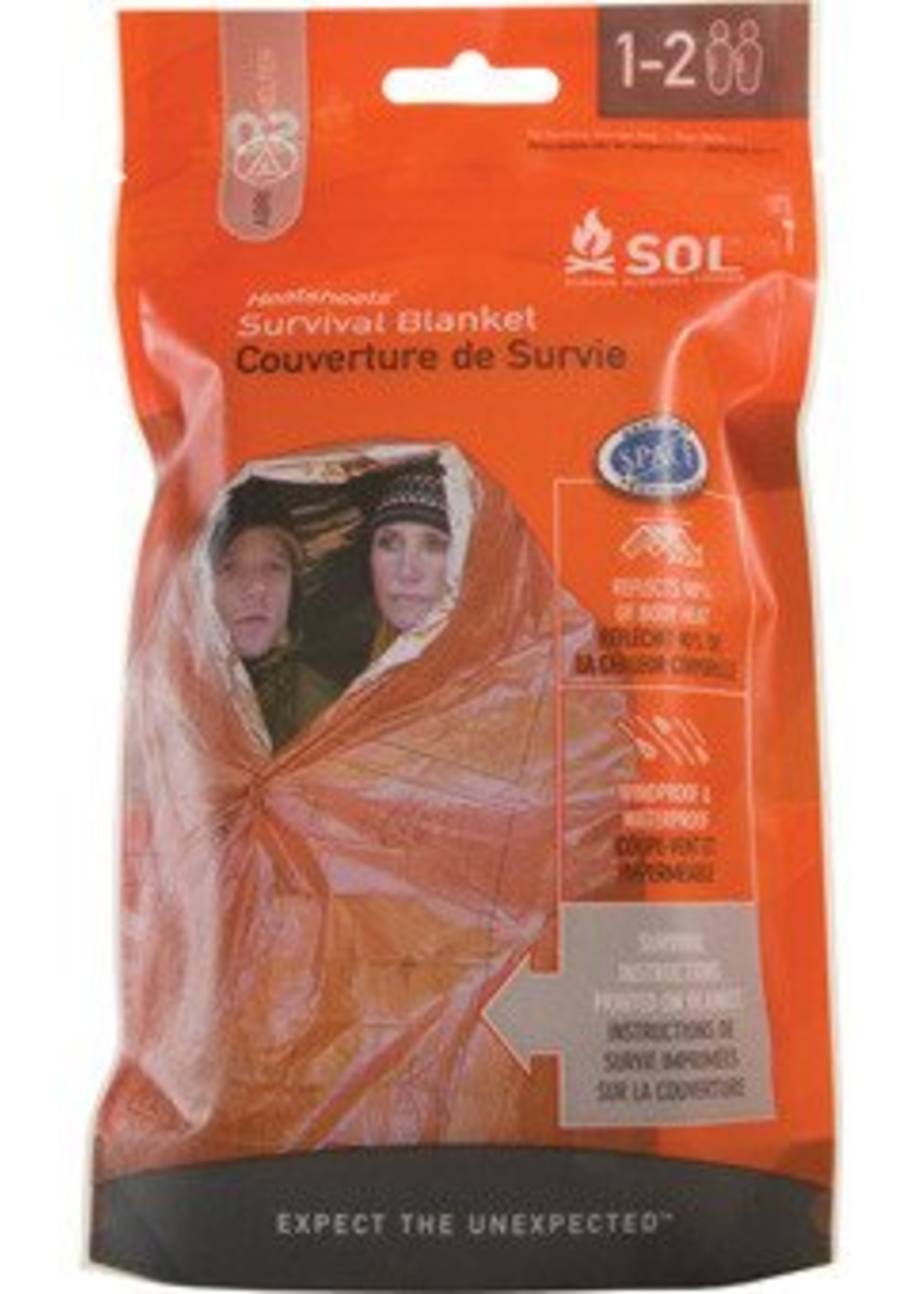 SOL Survival Blanket 2pr