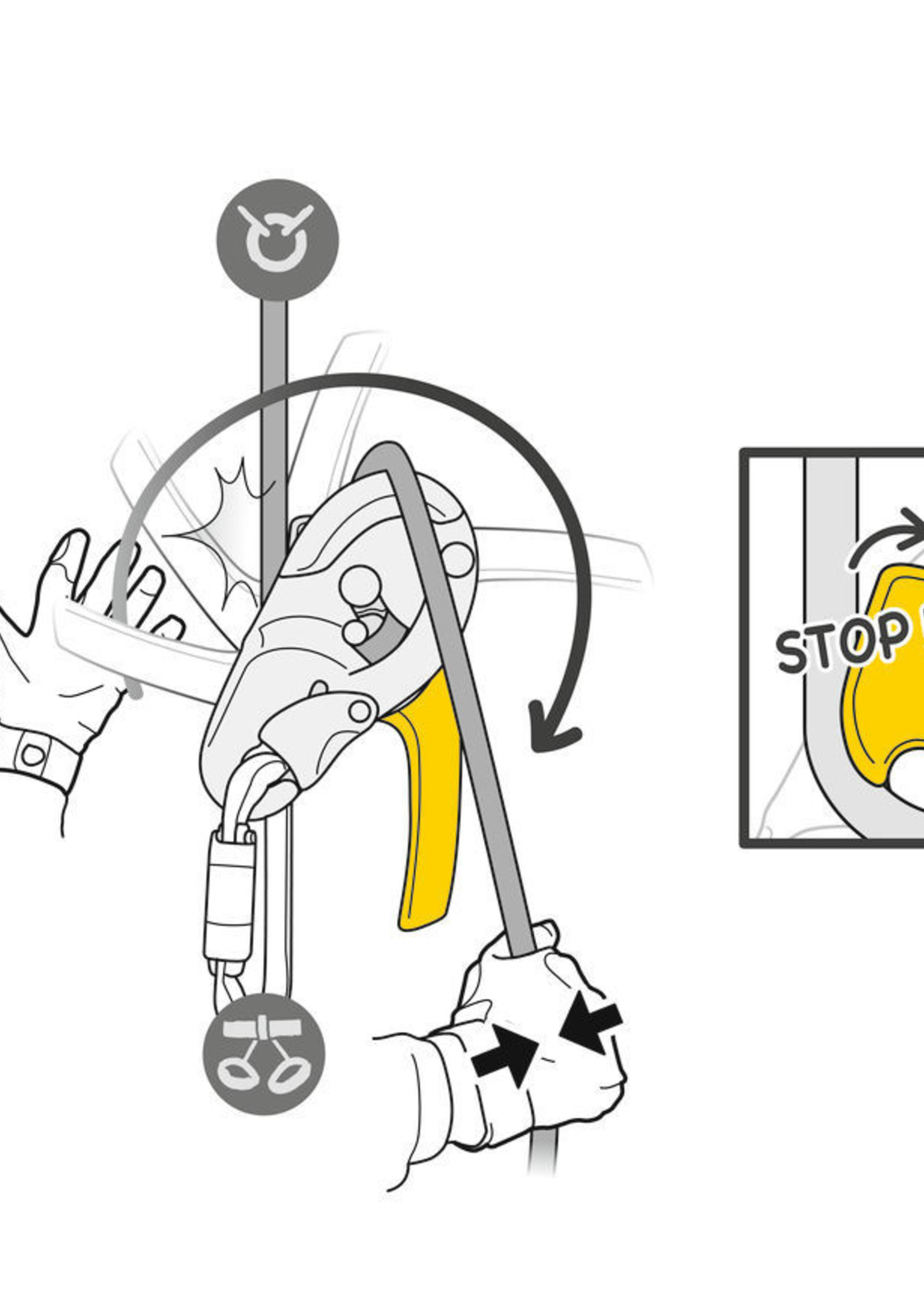 Petzl America I'D Descender L 12.5-13 mm