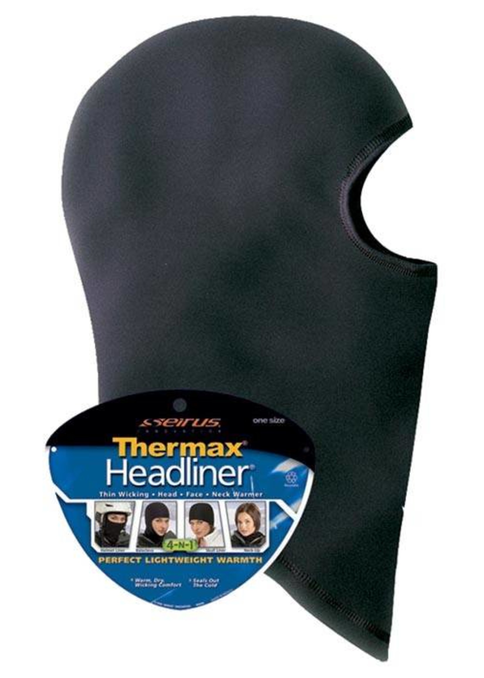 SEIRUS Thermax Balaclava, Black