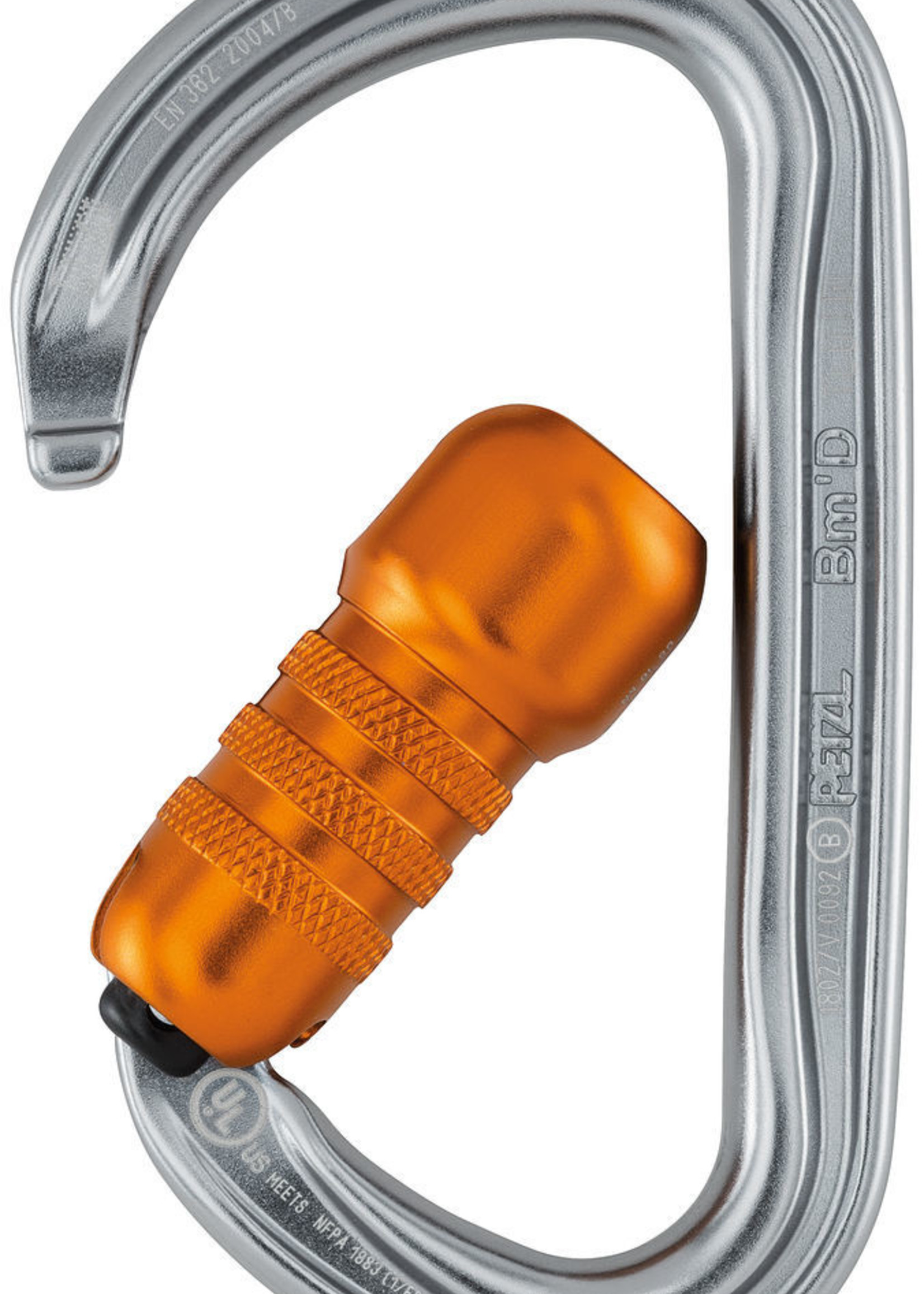 Petzl America Bm'D H-frame carabiner, NFPA, ANSI & CSA TRIACT-LOCK -