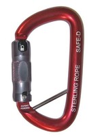 Sterling Rope SafeD Autolock Carabiner w/Lanyard Pin