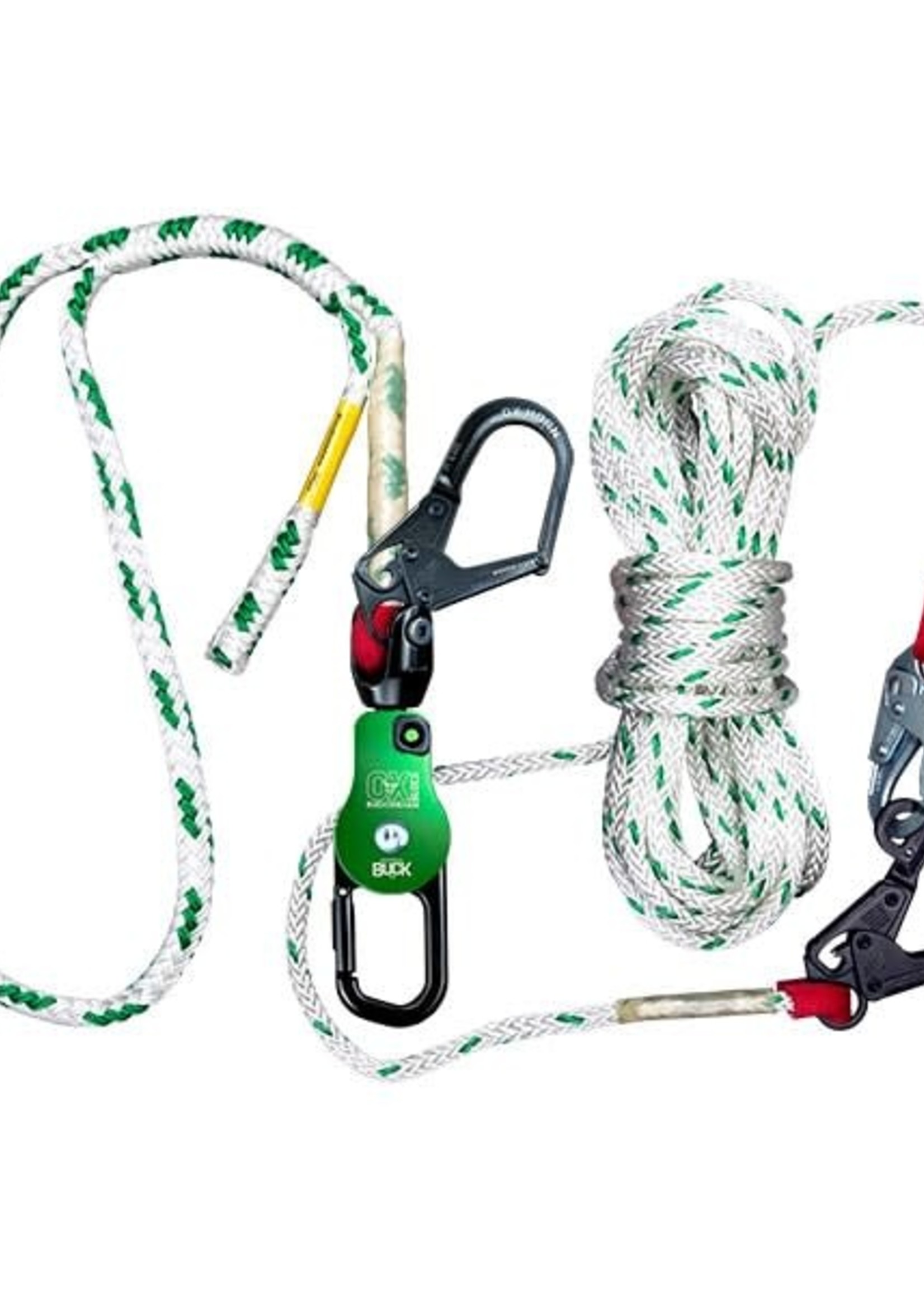 Buckingham Mfg OX BLOCK HANDLINE ASSEMBLY WITH OX HOOK AND OX HORN – 50062K18-4/80 - 4FT SLING 80FT HANDLINE