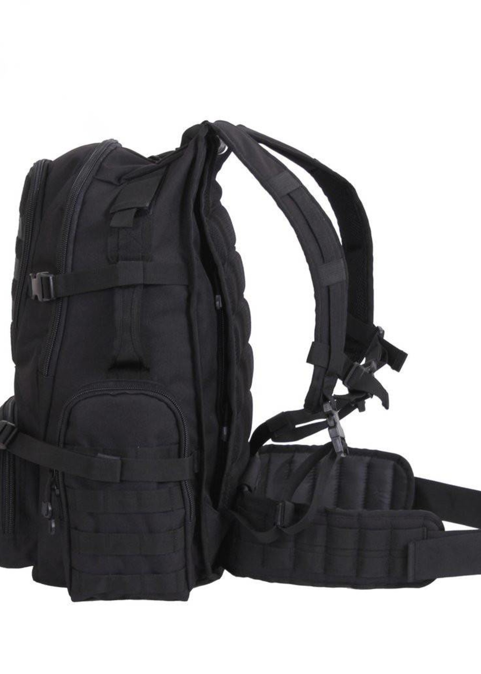 Rothco Multi-Chamber MOLLE Assault Pack - Black