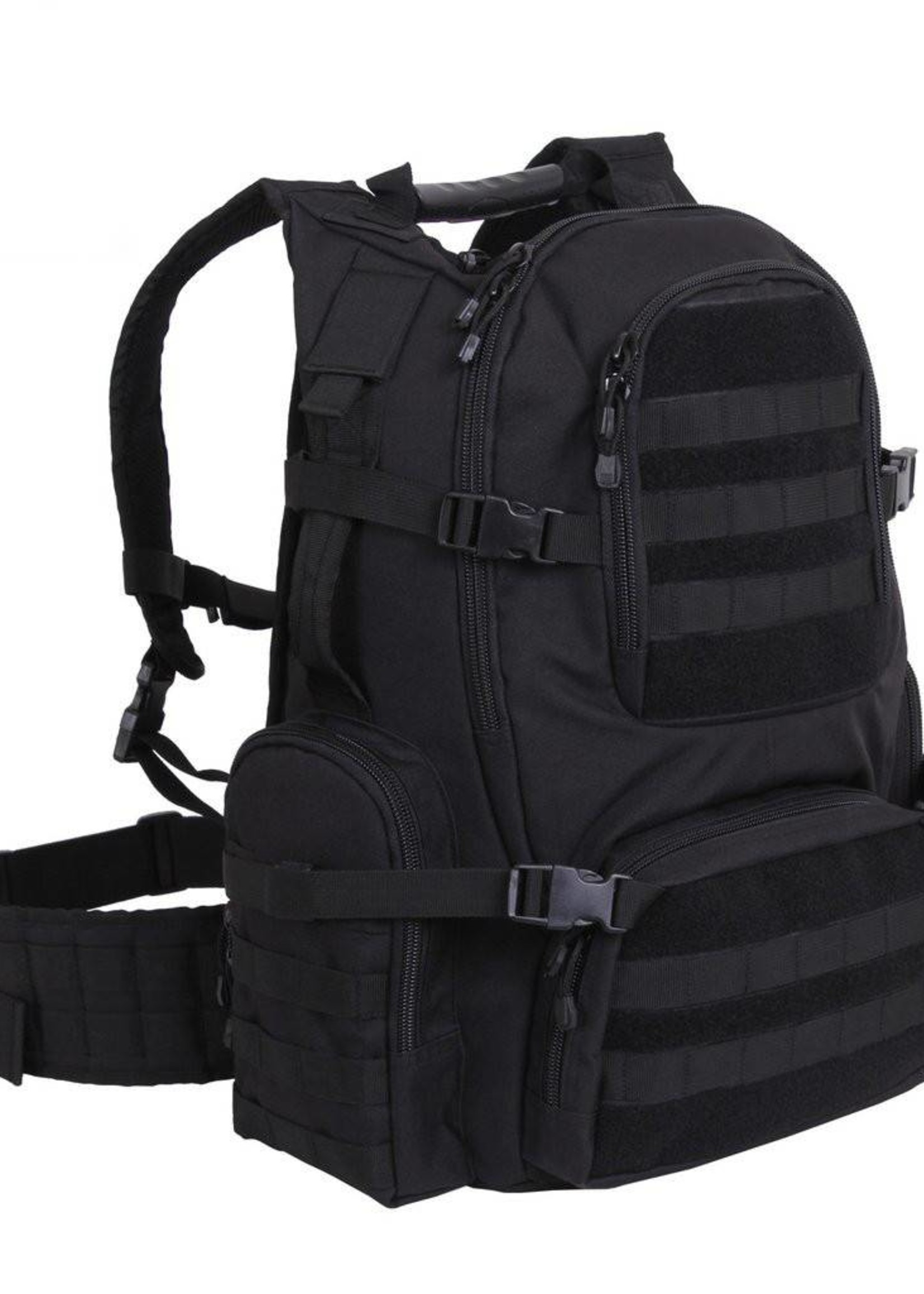Rothco Multi-Chamber MOLLE Assault Pack - Black