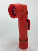 Military Surplus Orange Right Angle Flashlight