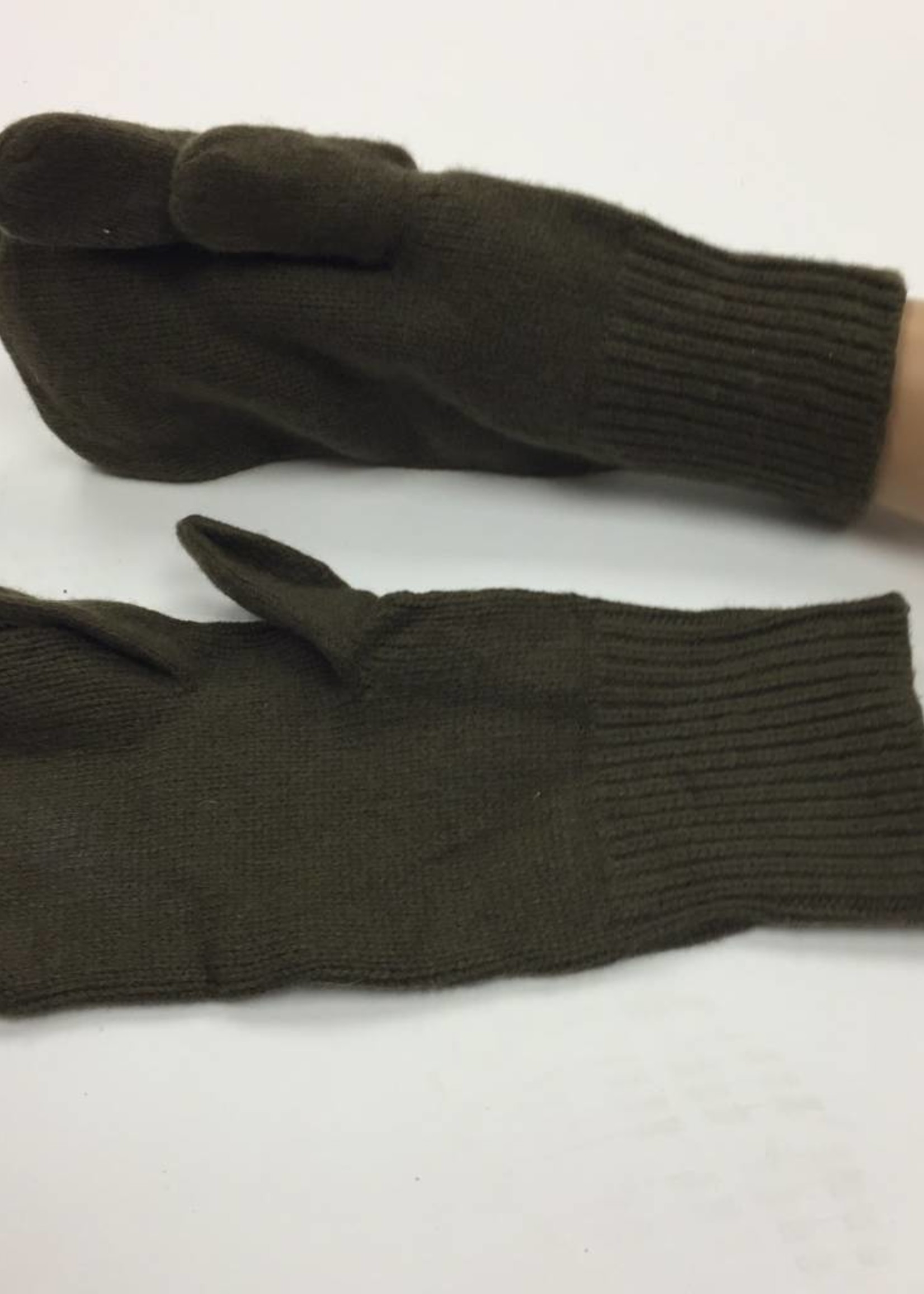 Military Surplus Wool Glove Liners, W/Trigger Finger