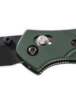 Benchmade USA 940BK, Black, Fine Edge, Black Blade