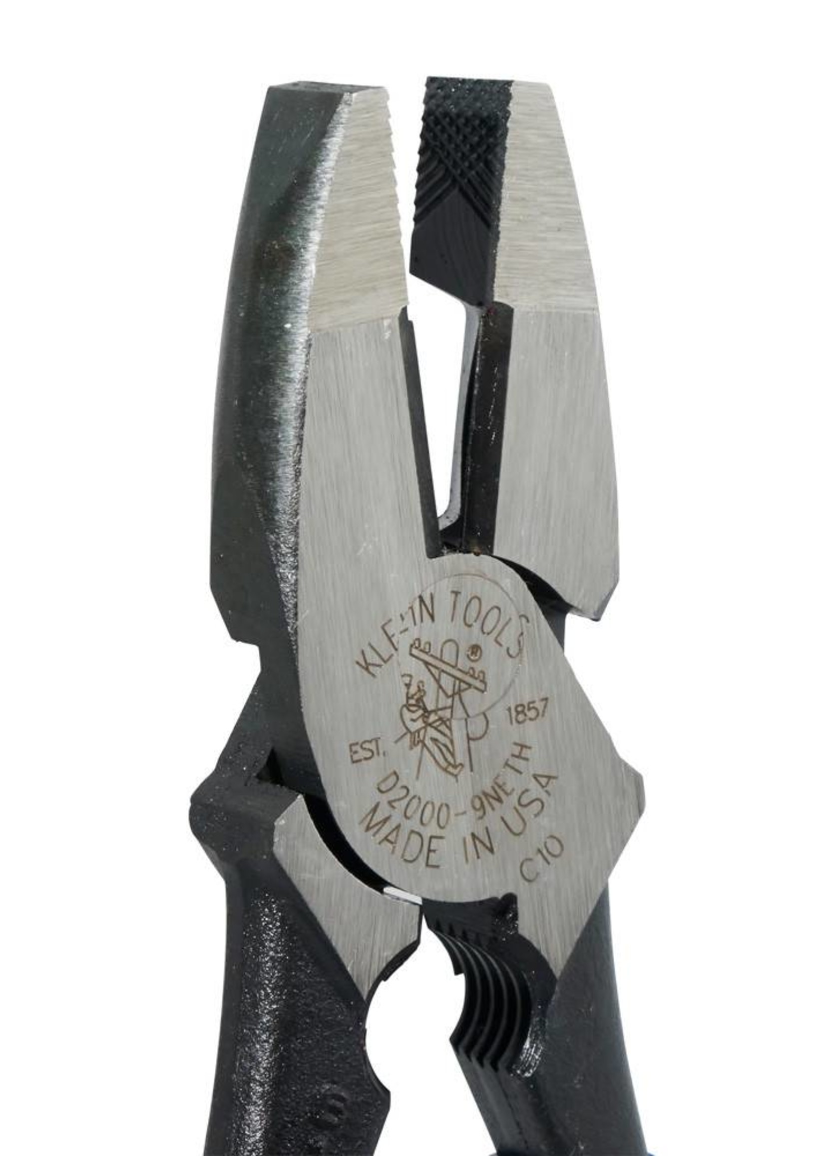 Klein Tools 9" Hard Jaw Side Cutter w/Thread Chaser