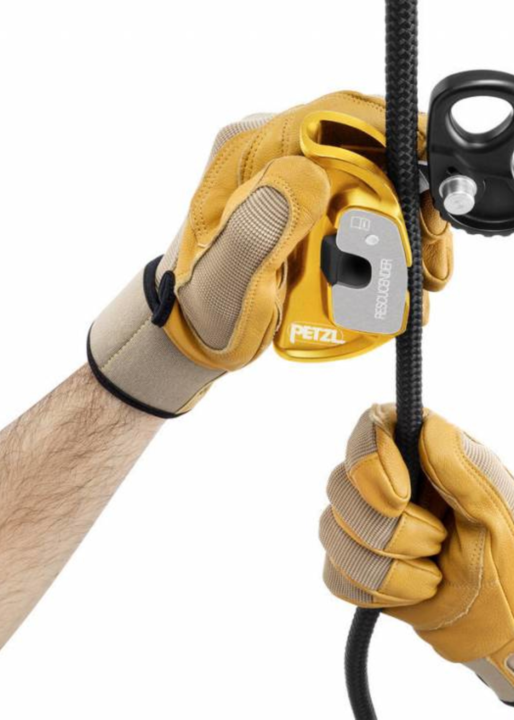 Petzl America RESCUCENDER cam-style rope grab, NFPA 10-13mm -