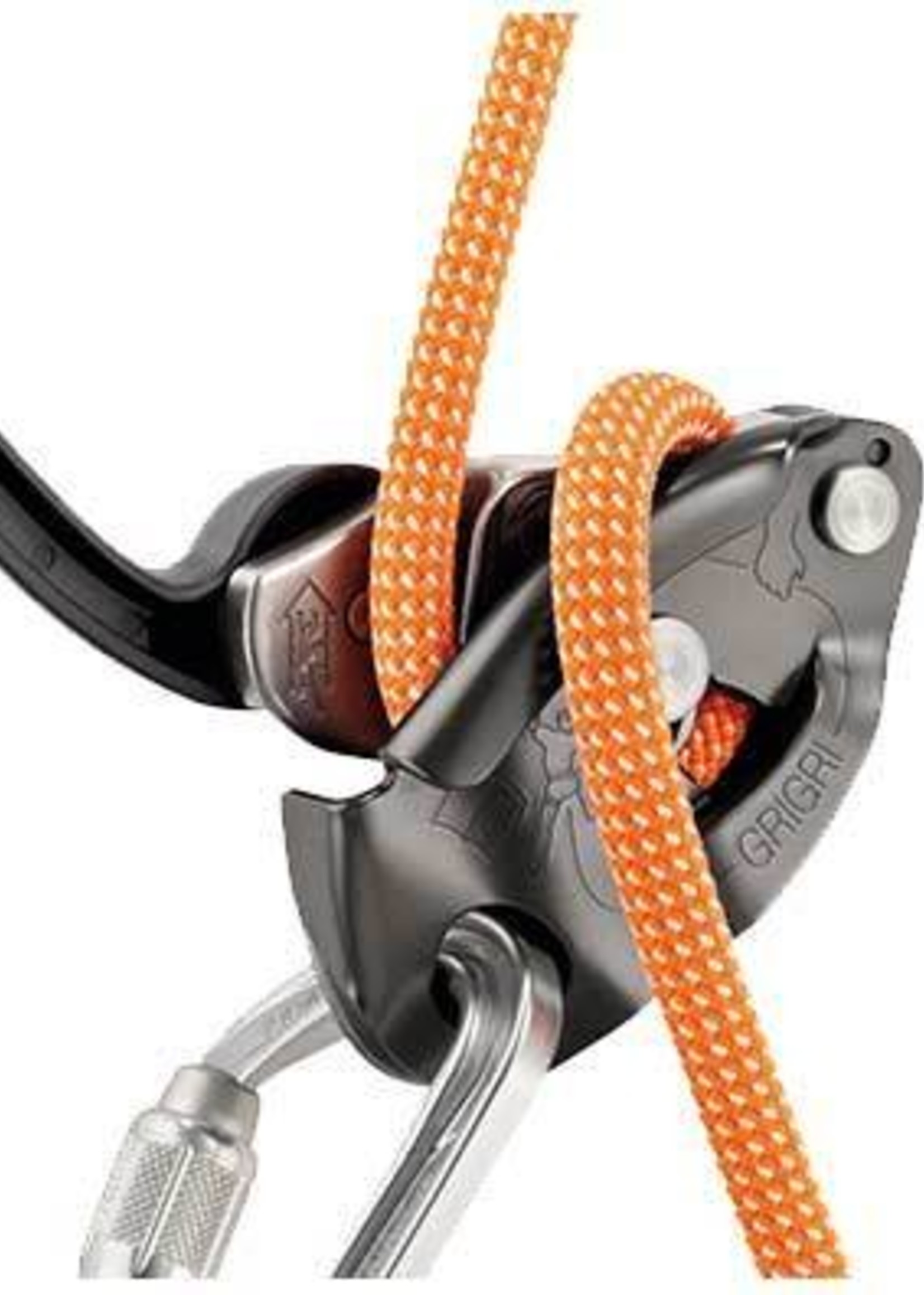 Petzl America GRIGRI 2, assisted braking belay device, Gray