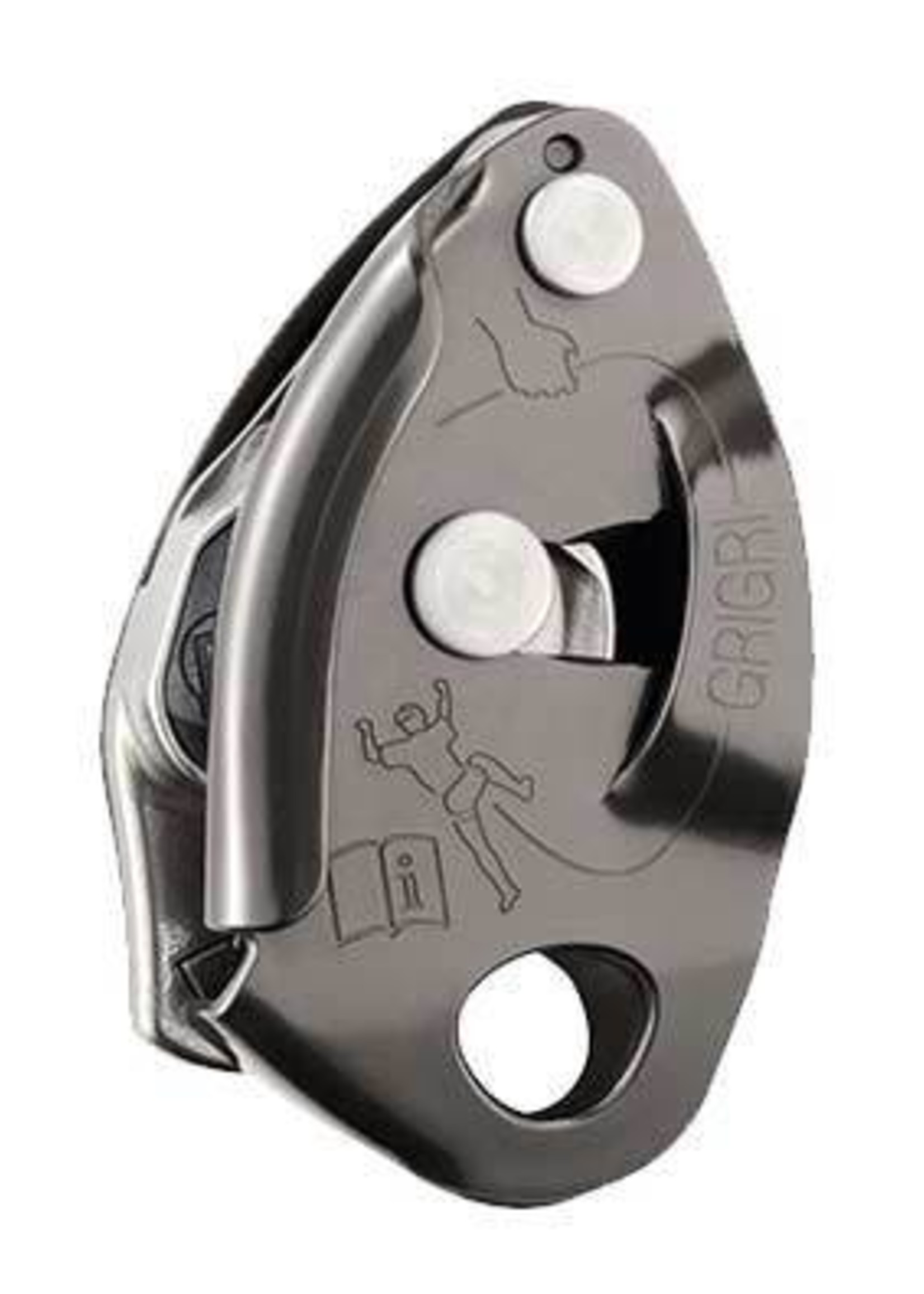Petzl America GRIGRI 2, assisted braking belay device, Gray