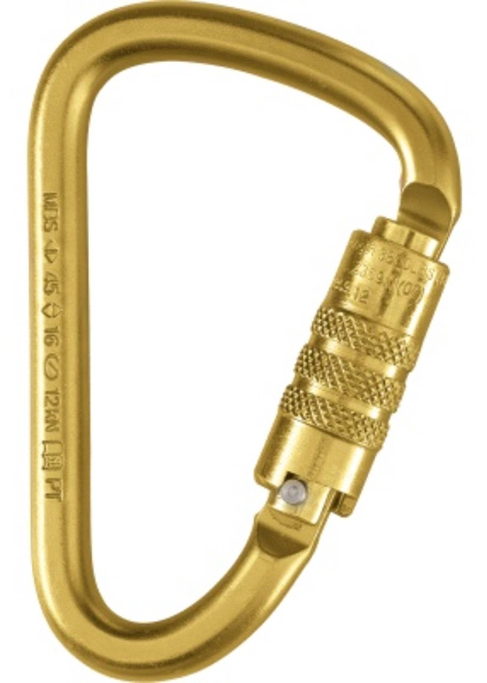 Skylotec Standard Size Steel D Shaped Carabiner - ANSI Rated Gate