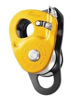 Petzl America JAG TRAXION lightweight, double progress capture pulley, NFPA, 91% efficiency - -