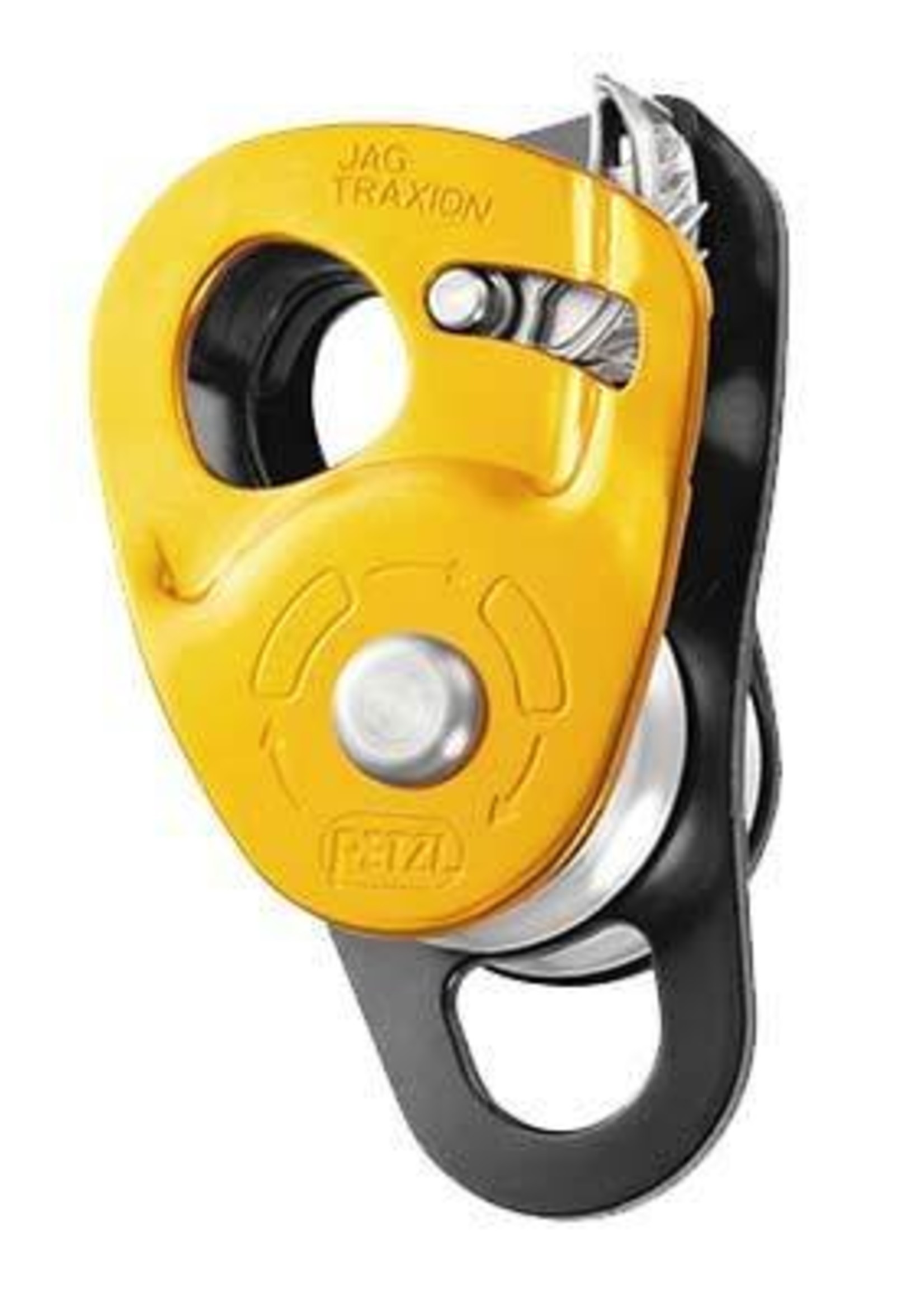 Petzl America JAG TRAXION lightweight, double progress capture pulley, NFPA, 91% efficiency - -