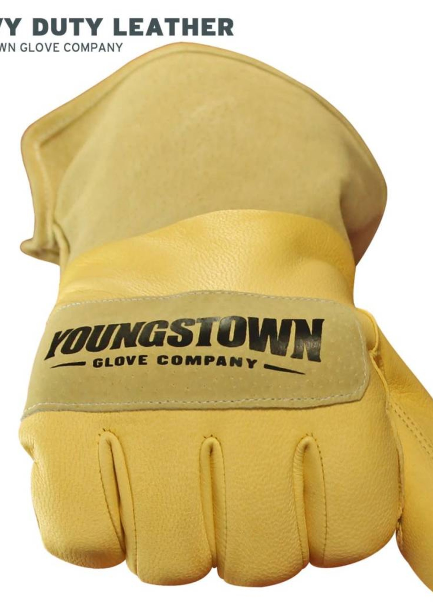 Youngstown Leather Utility Plus Wide-Cuff Glove