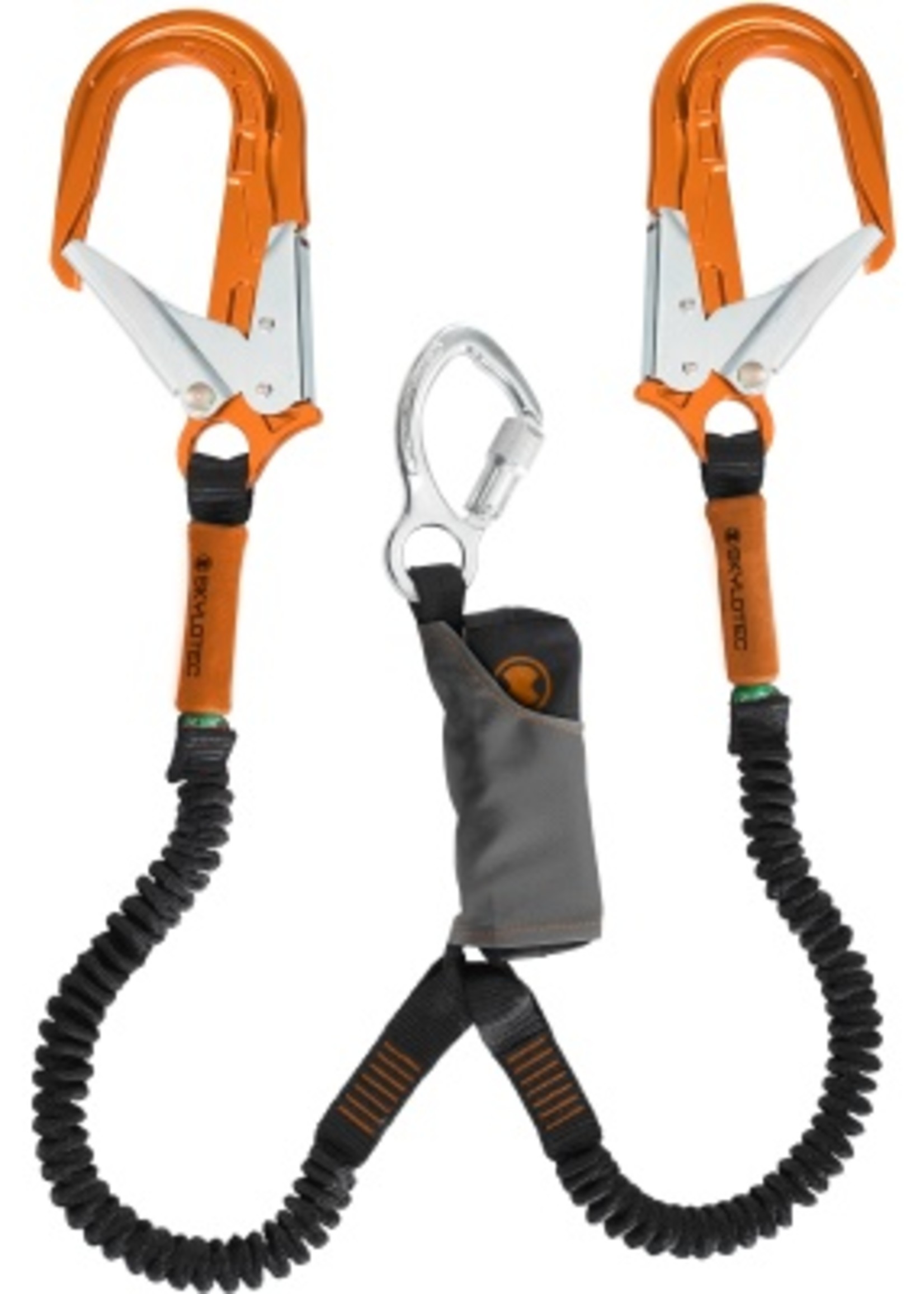 Skylotec SKYSAFE PRO FLEX Aluminum Double leg Large Orange Alu Snaphooks